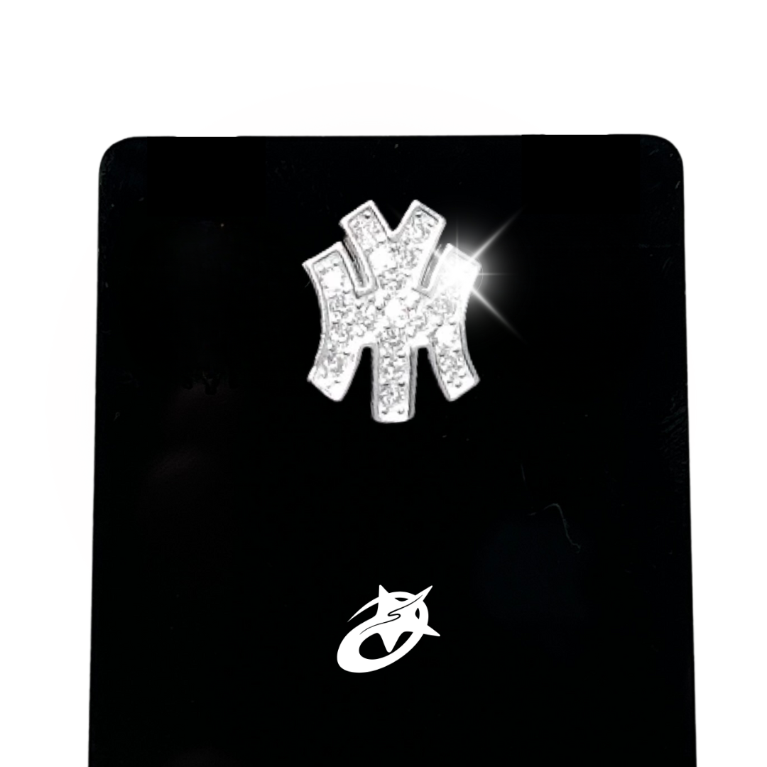 NY Yankees Bling Earrings