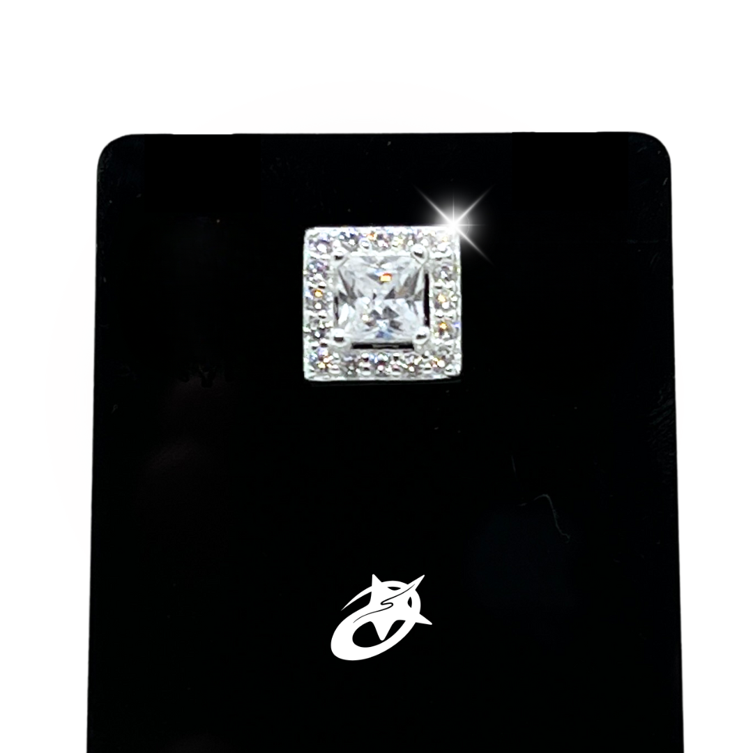 Classic Box Bling Earrings