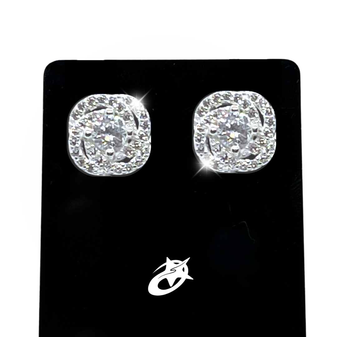 Box Bling Earrings