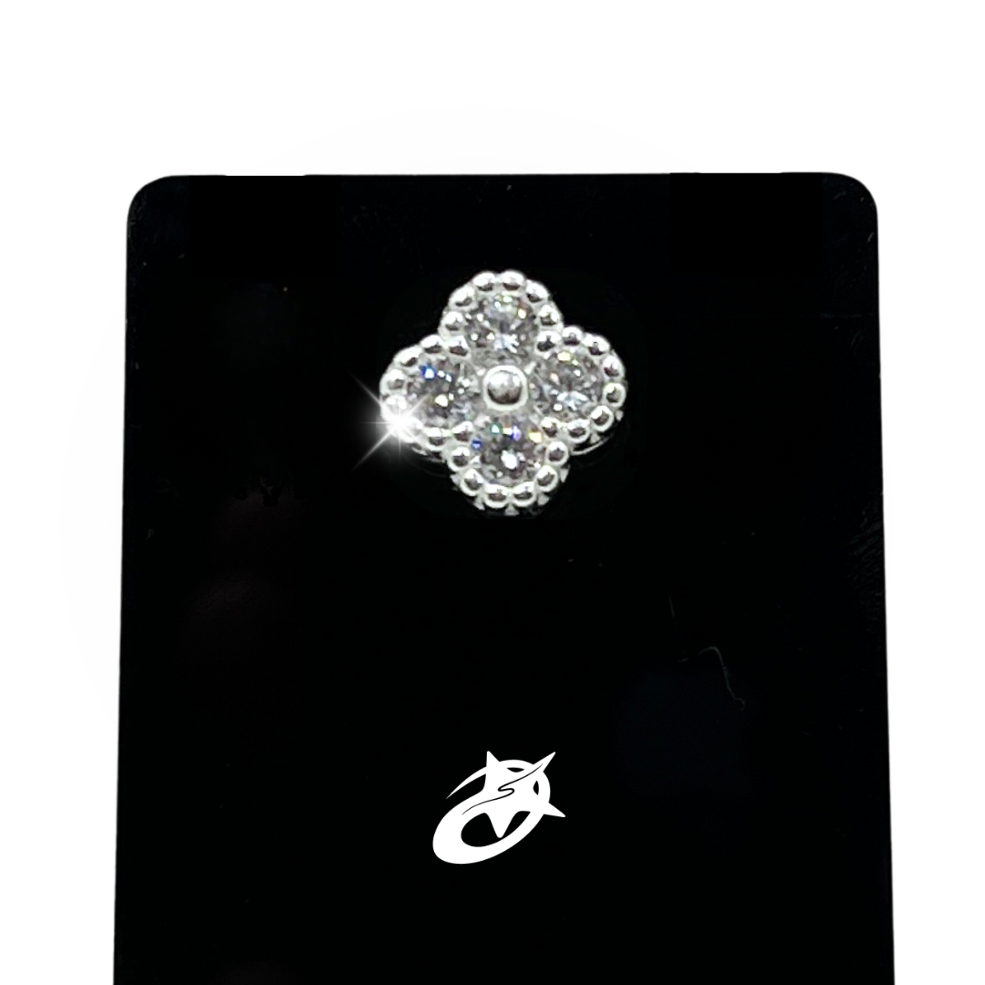 Lucky Clover Bling Earrings