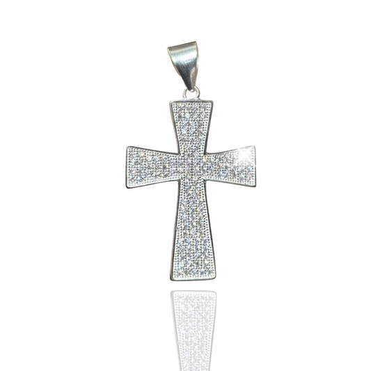 Bust Down Cross Pendant